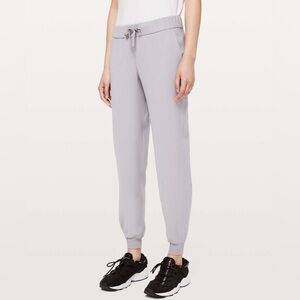 lululemon athletica Light Gray Jogger Track Pants